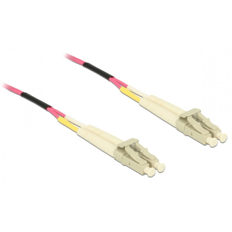 Delock 80156 Cavo in fibra ottica LC Duplex-LC Duplex Multimode OM4, 75 m