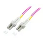 Cavo patch in fibra ottica EFB-Elektronik LC su LC OM4 duplex, 40 m, LSZH, viola