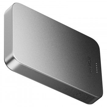 Powerbank wireless ultra-slim magnetica SHARGE AeroMag Air 10000mAh, 15W Qi2, 30W USB-C, nero