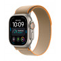 Apple Watch Ultra 4 GPS + Cellular 49 mm cassa in titanio naturale con cinturino Trail Loop sabbia – M/L
