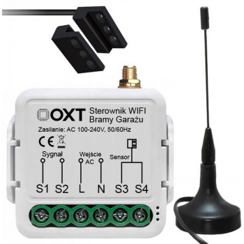 OXT T211G Modulo WLAN Tuya per motorizzazioni cancelli con antenna e sensore