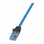 Logilink Cavo patch Cat6a U/UTP RJ45, 1 m, blu, LSZH