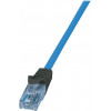 Logilink Cavo patch Cat6a U/UTP RJ45, 1 m, blu, LSZH