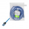 Logilink Cavo patch Cat6a U/UTP RJ45, 1 m, blu, LSZH