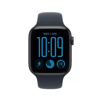 Apple Watch SE 3 GPS 44 mm cassa in alluminio Mezzanotte con cinturino Sport blu – M/L