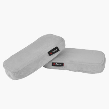 Arozzi cuscinetto per braccioli in memory foam, grigio, 2 pz.