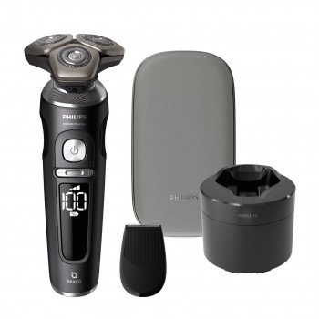 Philips S9000 Prestige SP9840/32 rasoio elettrico bagnato e asciutto, grigio