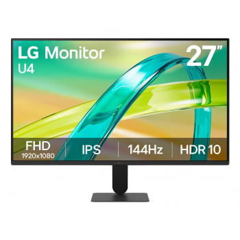 LG 27U411B-B monitor, nero