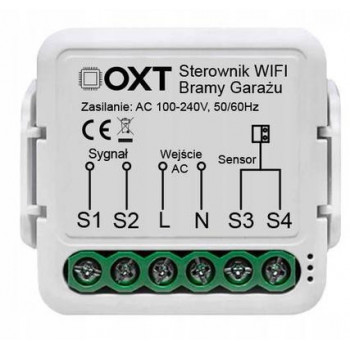 OXT T210GL modulo Wi-Fi Tuya per porta garage, senza sensore