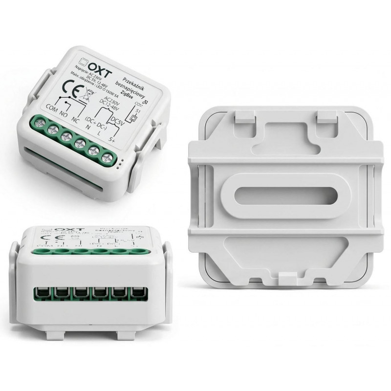OXT T250DC modulo relè mini ZigBee Tuya, contatto pulito, AC 230 V / DC 5 V / 12-48 V
