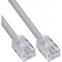 InLine® cavo tondo modulare RJ12, connettore maschio/connettore maschio, 6 fili, 6P6C, 1m