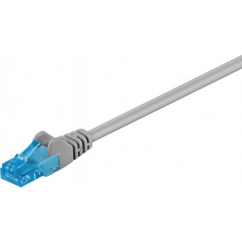 Goobay di Wentronic Cavo patch Cat6a U/UTP, 0,25 m, grigio