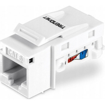 TRENDnet TC-K25C6 Jack keystone RJ45 Cat6 senza attrezzi, 90°, confezione da 25