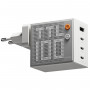 SHARGE Pixel 100 Caricabatterie GaN, 100W, 3x USB-C, 1x USB-A - bianco