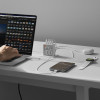 SHARGE Pixel 100 Caricabatterie GaN, 100W, 3x USB-C, 1x USB-A - bianco