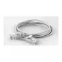 WANTEC cavo patch slim Cat6a U/UTP RJ45, 2,8 mm, 1,5 m, bianco