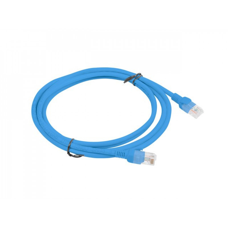 LANBERG cavo patch Cat5e U/UTP RJ45, 2 m, blu