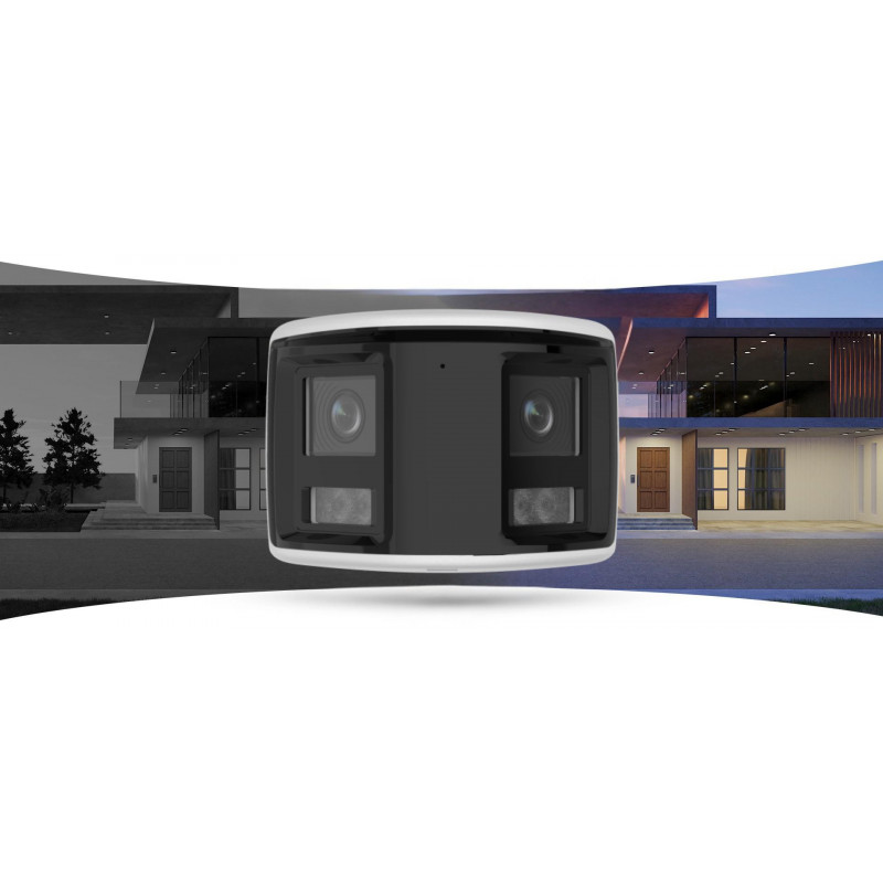 Hilook telecamera IP IPC-B480HAD-LUF/SL panoramica 8MP Smart Hybrid Light