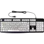 Geemarc KBSV3 tastiera USB, layout tedesco (QWERTZ), bianco