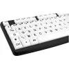 Geemarc KBSV3 tastiera USB, layout tedesco (QWERTZ), bianco