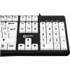 Geemarc KBSV3 tastiera USB, layout tedesco (QWERTZ), bianco