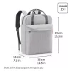 Reisenthel allday zaino M per laptop fino a 15,6 pollici, 15 L, nero