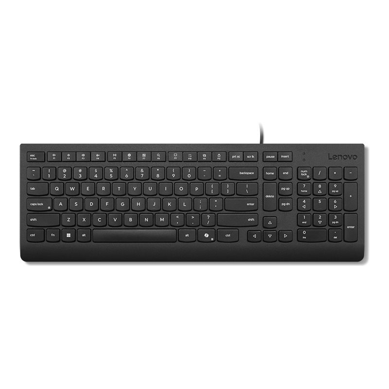 Lenovo Essential tastiera cablata AI, inglese US con simbolo Euro