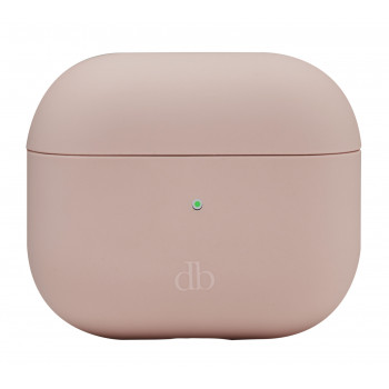 dbramante1928 Costa Rica – custodia per cuffie wireless – plastica riciclata, silicone – rosa sabbia – per Apple AirPods (3ª generazione)
