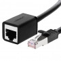 Ugreen Cavo patch Cat6 F/UTP RJ45, 0,5 m, nero
