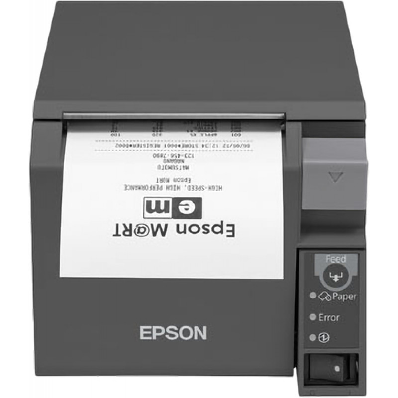 Epson TM-T70II Stampante termica per ricevute, USB + Seriale RS232, 80 mm, nero