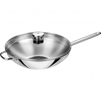 Zwilling Plus wok con 2 manici e coperchio, 32 cm (40998-032-0)