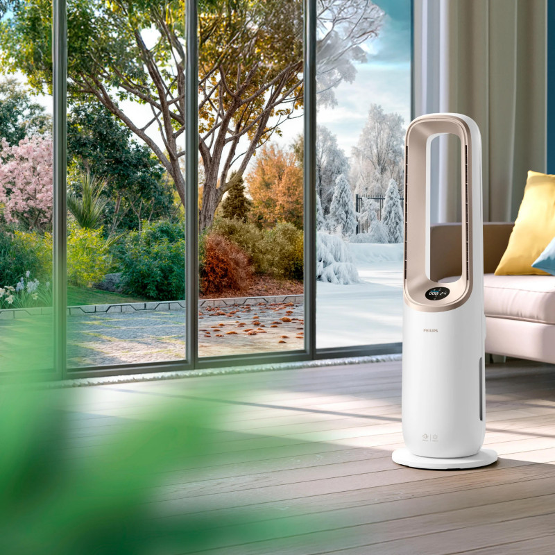 Philips Air Performer serie 8000 AMF870/16 purificatore d'aria 3 in 1 con funzione ventilatore e riscaldamento