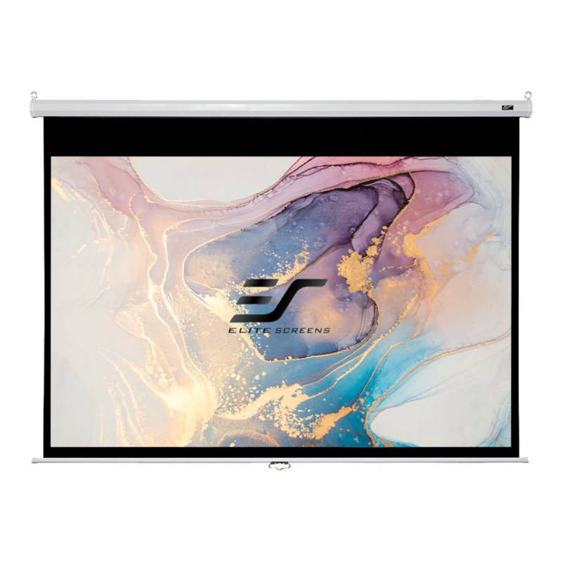 Elite Screens Manual Series M100XWH-E24 schermo per proiezione 254 cm (100 inch), formato HDTV, montaggio a soffitto/parete