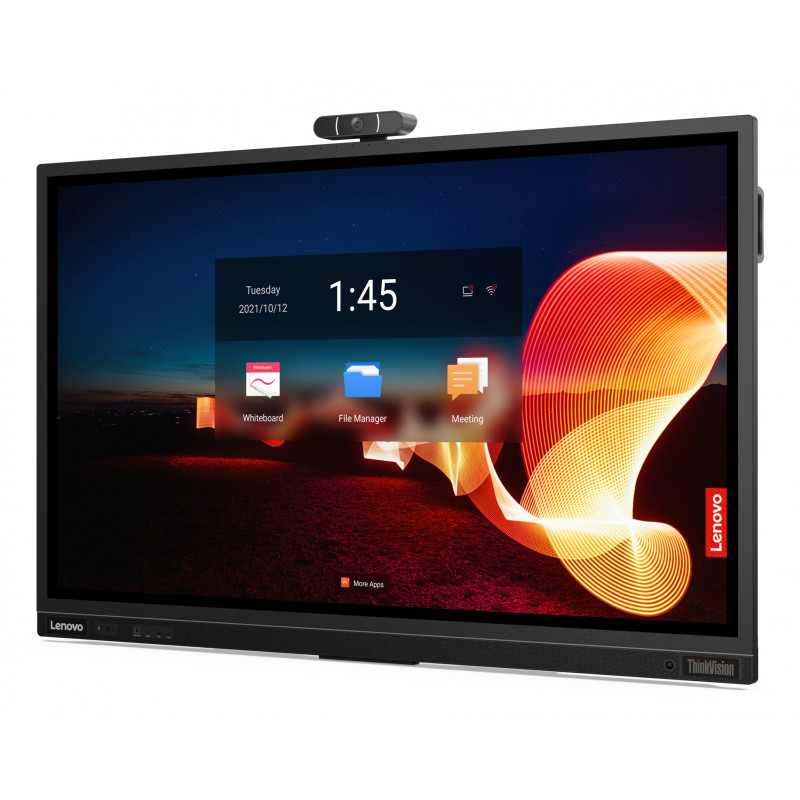 Lenovo ThinkVision T65 display touch interattivo 4K 65 pollici, LCD con retroilluminazione LED, multitouch