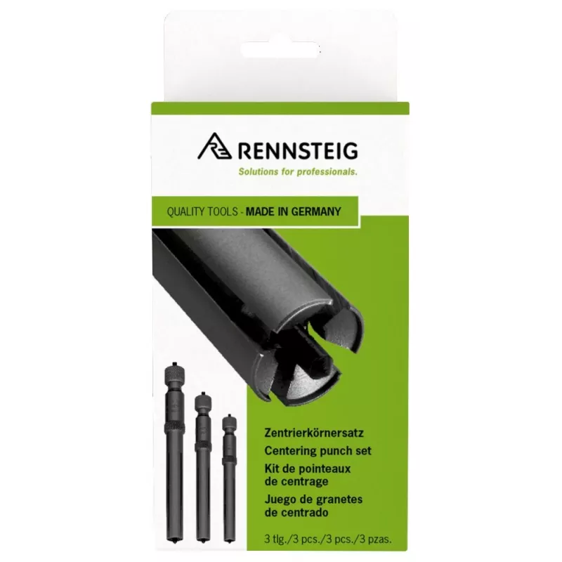 Set punte per centrare regolabile Rennsteig, 3 pz. (430 143)