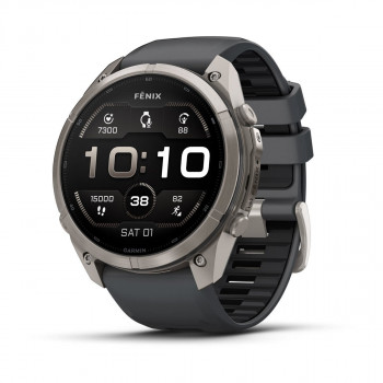 Garmin Fenix 9 Pro – smartwatch 51mm titanio con cinturino in silicone grafite/nero