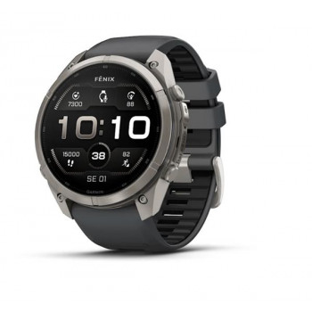 Garmin Fenix 9 Pro – smartwatch 51mm titanio con cinturino in silicone grafite/nero