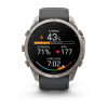 Garmin Fenix 9 Pro – smartwatch 51mm titanio con cinturino in silicone grafite/nero