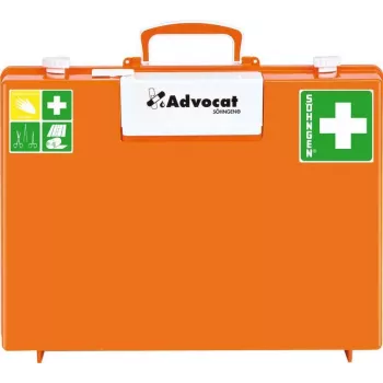 Söhngen Advocat cassetta di primo soccorso per lavorazione dei metalli, 400 x 300 x 150 mm, arancione (0367002)