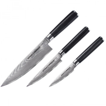 SAMURA Set di coltelli da cucina Damascus (SD-0220)