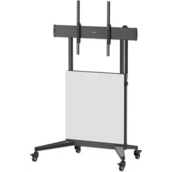 Manhattan supporto TV mobile su ruote, 50–100 pollici, 35–80 kg, regolabile in altezza Lift&Lock, nero (462730)
