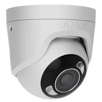 Ajax TurretCam HL telecamera di rete, 8 MP, 2,8 mm, bianco