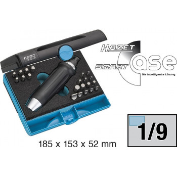 Hazet 2272/23N Set cacciavite a percussione con bit, 23 pezzi