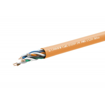 LANVIEW Cavo di rete massivo Cat 6 U/UTP LSZH B2ca