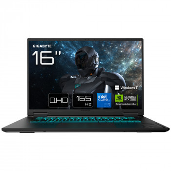 Gigabyte Gaming A16 Pro notebook - Intel Core 7 240H, 32GB RAM, 1TB SSD, NVIDIA GeForce RTX 5080, Windows 11 Home, tastiera francese (AZERTY)