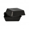 PAPSTAR contenitori menu riutilizzabili, 15,6 x 15,6 cm, nero, 36 pz. (96548)