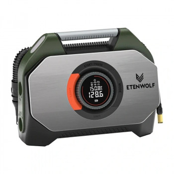 Etenwolf S7 compressore d'aria portatile per auto (gonfia pneumatici), 11,03 bar, 38400 mAh