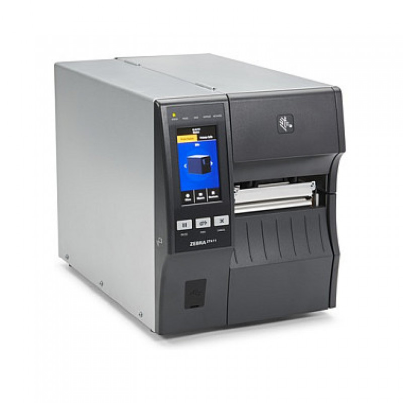 Zebra ZT411 4 inch etichettatrice industriale - trasferimento termico diretto, 300 dpi, seriale, USB, Ethernet, Bluetooth (ZT41143-D9E0000Z)