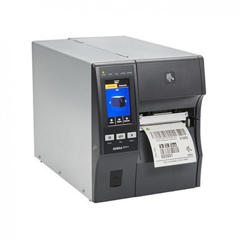 Zebra ZT411 4 inch etichettatrice industriale - trasferimento termico diretto, 300 dpi, seriale, USB, Ethernet, Bluetooth (ZT41143-D9E0000Z)