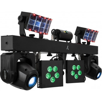 Set luci compatto Eurolite LED KLS Move FX AIR (42109920)
